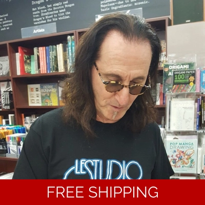 A Le Studio Black Shirt White & Blue Front Logo MH